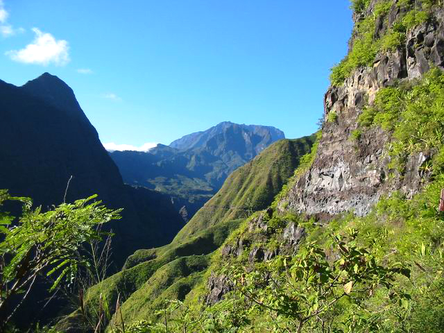 L’Îlet des Orangers depuis Sans Souci par la canalisation
