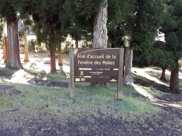 Route forestière des Makes – Aire de pique-nique