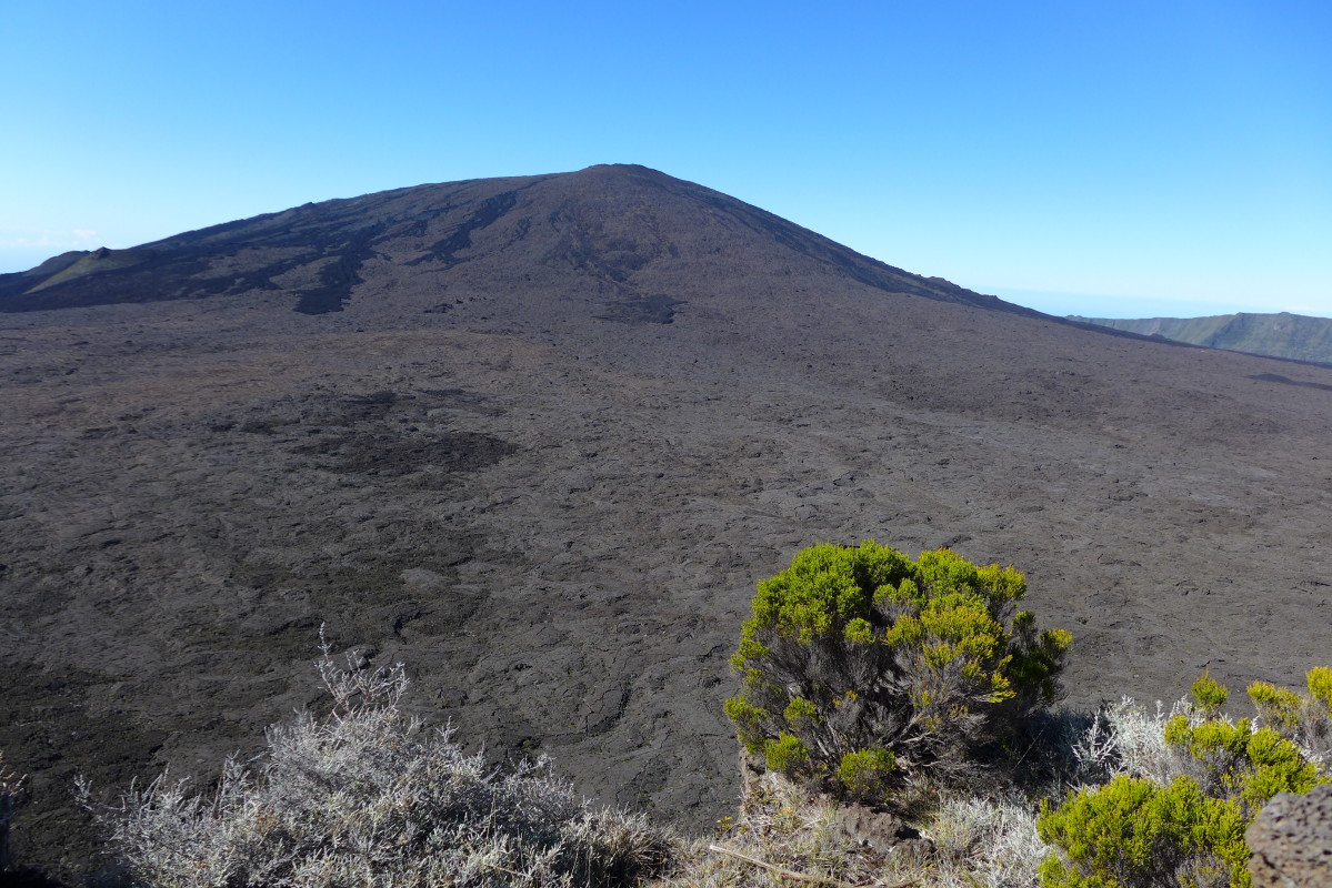 Photo Le Piton de la Fournaise depuis le Pas de Bellecombe